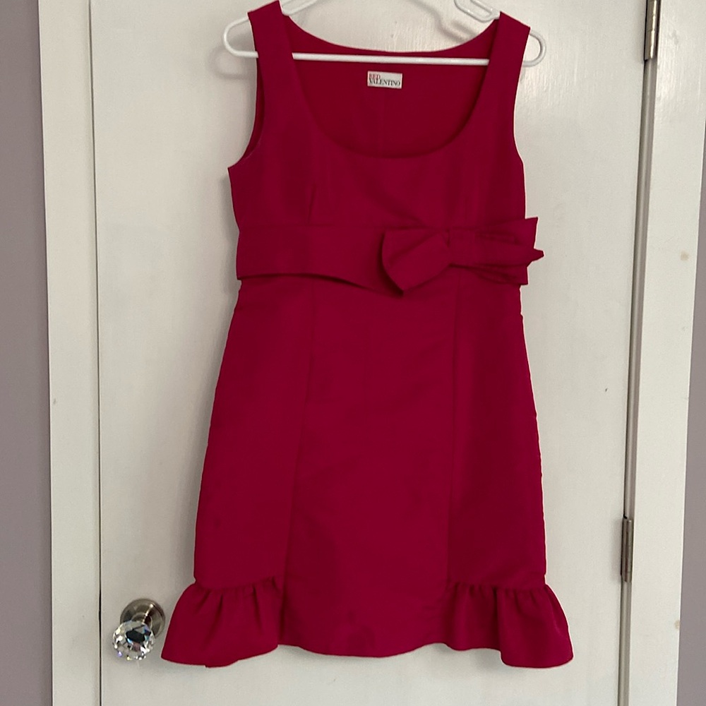 RED Valentino formal cocktail dress bright pink size 42 IT /fits like a 4 US